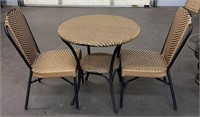 Bistro Table with (2) Matching Chairs