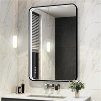 24x32 Inch LED Bathroom Mirror with Lights