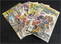 5 Vintage Fantastic Four Comic Books