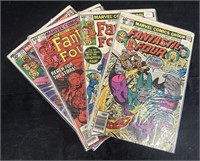 4 Vintage Fantastic Four Comic Books