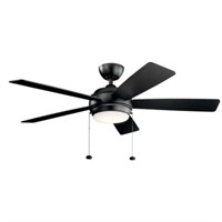 Kichler Starkk 52 Satin Black LED Ceiling Fan with