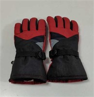 Black and Red Waterproof Gloves