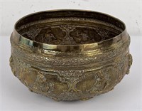 Myanmar Burma Brass Bowl