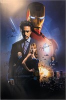 Autograph Iron Man Robert Downey Jr Poster