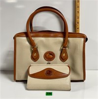 Gorgeous Vtg Dooney & Bourke Bag & Wallet