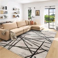 Like New Area Rugs Soft Modern Carpet Geometric St