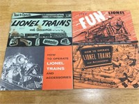 4 Lionel Operating Manuals