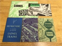 5 pc  Lionel Instructions & Accessory Books