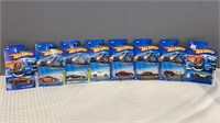 8 miscellaneous hot wheels from 2005 collector