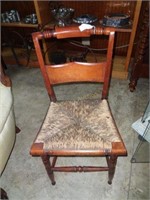 Cherry Pillow Back Dining Chair