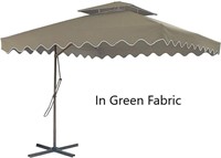 $170-LINKLIFE 8.2ft Patio Square Offset Cantilever