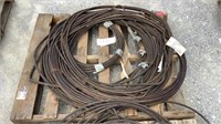 (qty - 4) Rolls of 1/2" Thick Braided Steel Cable-