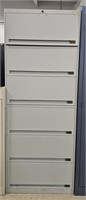 6 Drawer All Steel Locking Cabinet w/ Contents