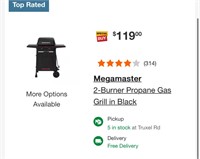 PROPANE GRILL (OPEN BOX, UNTESTED)