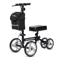 ELENKER Steerable Knee Walker with 10" Front Wheel