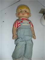 14 inch Dennis the Menace Doll Cloth & rubber