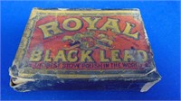 Vintage Package Of Royal Black Lead Stove Polish