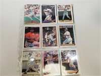Assorted Tigers Baseball Cards, 2 Binder Sheets