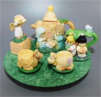 121 Ensco Precious Moments 1998 Mini Tea Set- Chri