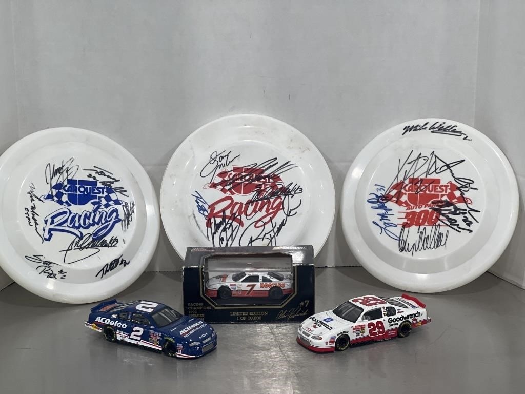 Alan Kulwicki 1/43 scale hooters and signed event