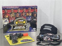 Dale Earnhardt Phone, squirt gun and cup board