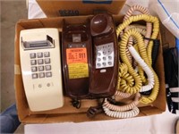 2 Western Electric push button wall telephones- 8