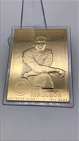 Bill Madlock 22kt Gold Baseball Card Danbury Mint