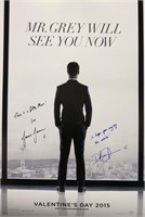 Autograph Fifty Shades of Grey Poster