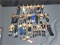 Lot of 25 WWF WWE Wrestling Figures Wrestlers