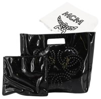 Chanel Black Patent Leather Handbag Tote