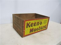 KEEN'S MUSTARD WOODEN BOX