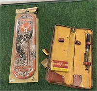 Hunters thermometer + old gun cleaning kit