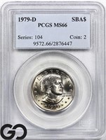 1979-D Susan B Anthony Small Dollar, PCGS MS66