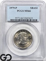 1979-P Susan B Anthony Small Dollar, PCGS MS66