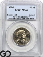 1979-S Susan B Anthony Small Dollar, PCGS MS66