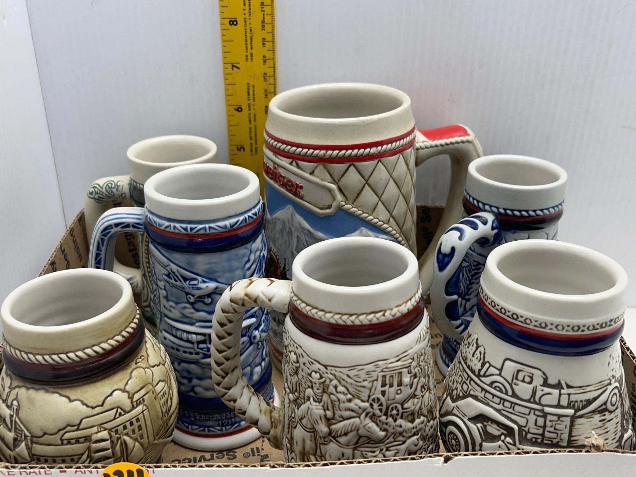 7 MISC STEIN MUGS