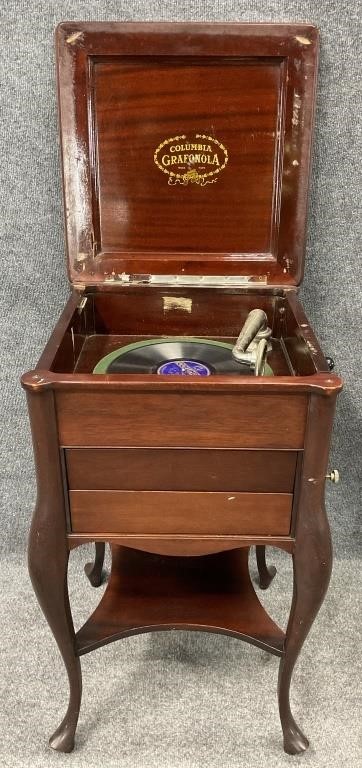Antique Columbia Grafonola Phonograph