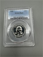 1959 PCGS PR66 Washington Silver Quarter