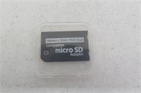 Memory Stick PRO Duo Compatible Micro SD Adapter