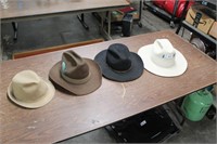 Four Men's Hats, Tony Lama Western Hat, Dockers'