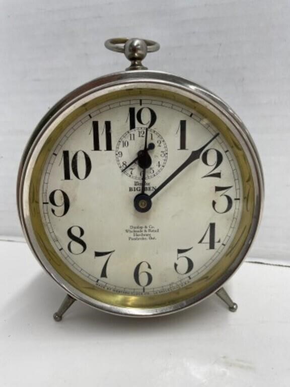 Vintage Westclox Big Ben Alarm Clock, 6 " round