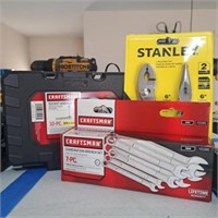 NEW Craftsman Wrench Sets, Stanley Pliers