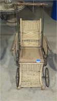 vintage wicker type push chair