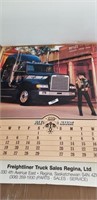 12 Month Truck Calendars 1989 & 1990
