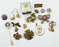 Group of Emblematic Jewelry