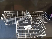 3 Undershelf Wire Baskets