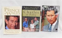 3 Prince Charles hardback books