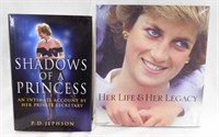 2 Princess Diana hardback books
