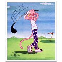Pink Panther Golfing Limited Edition Sericel Offic