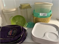 Large Lot of Containers with Tops,